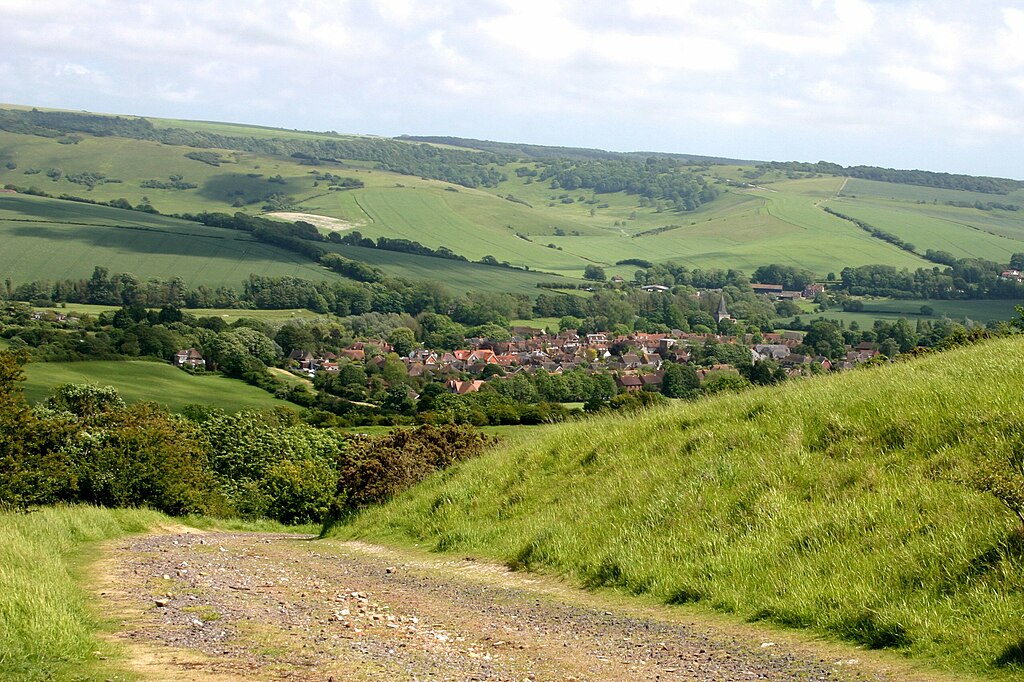 Alfriston Nestling in the Downs