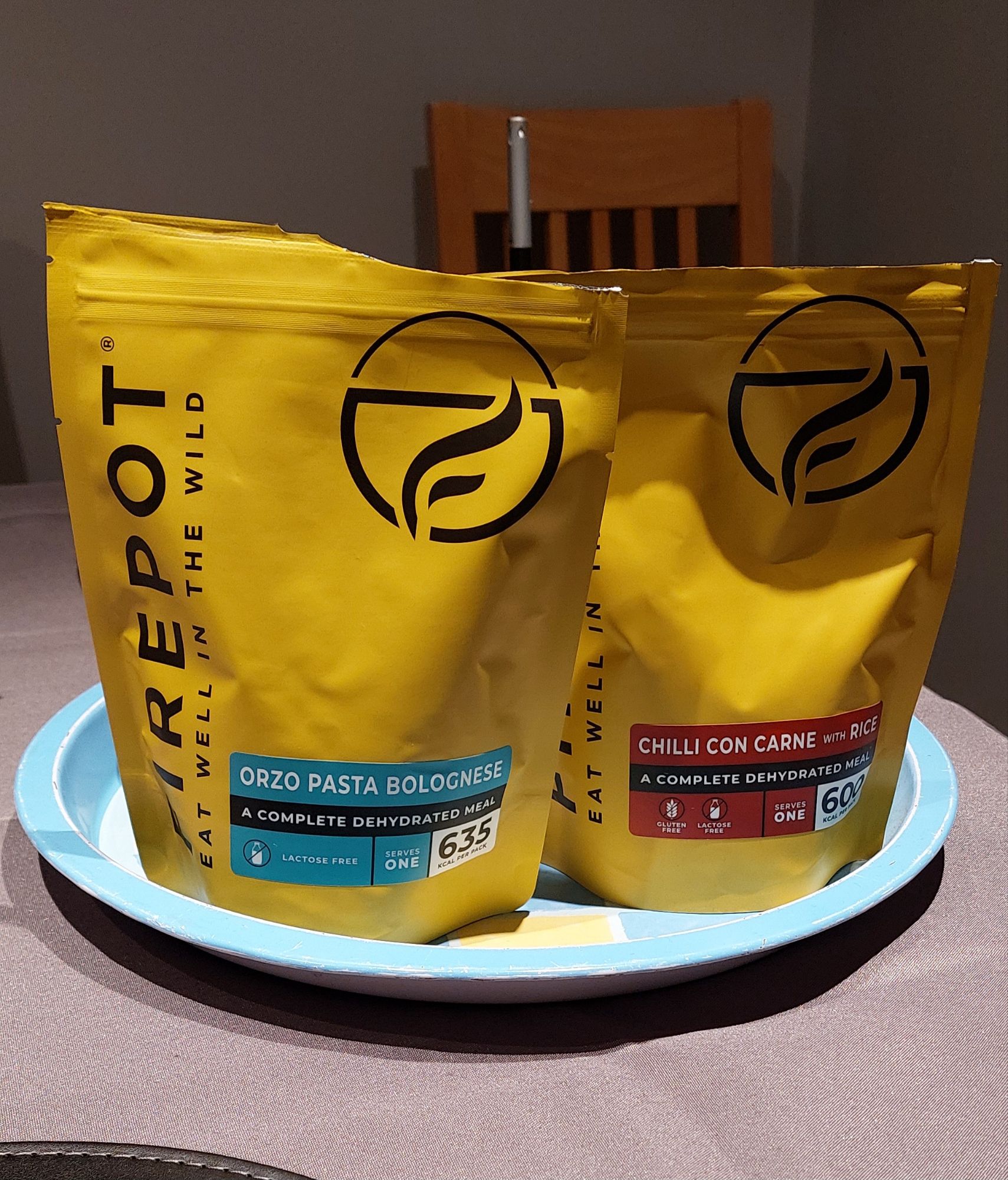 Dehydrated meals for dinner