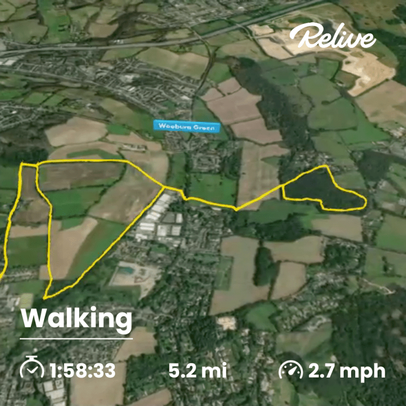 5 mile walk around Bourne&nbsp;End