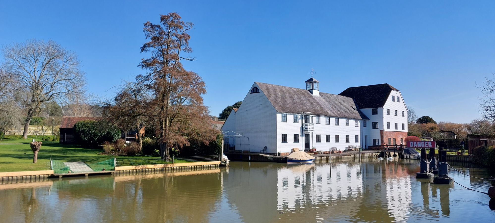 Reflections at Hambleden Weir