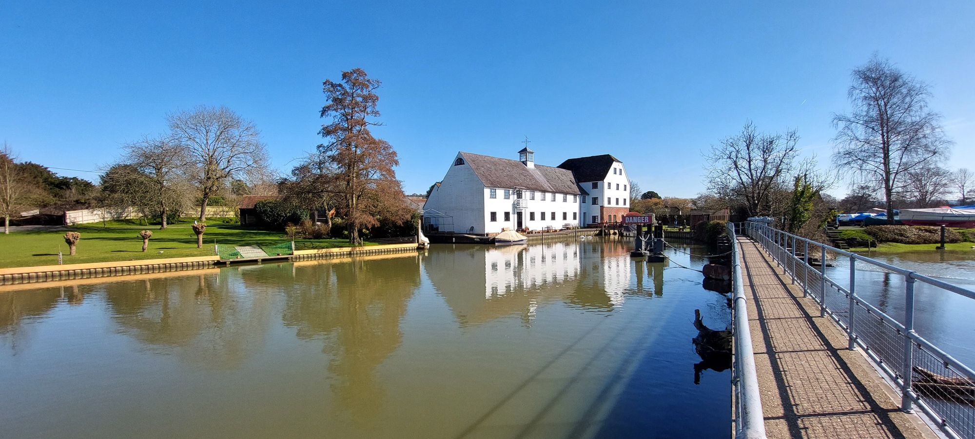 Reflections at Hambleden Weir