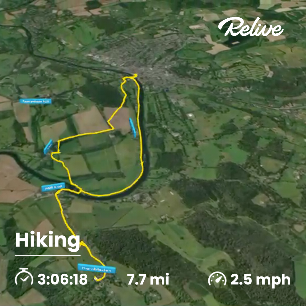 Hike from Hambleden to Henley and back