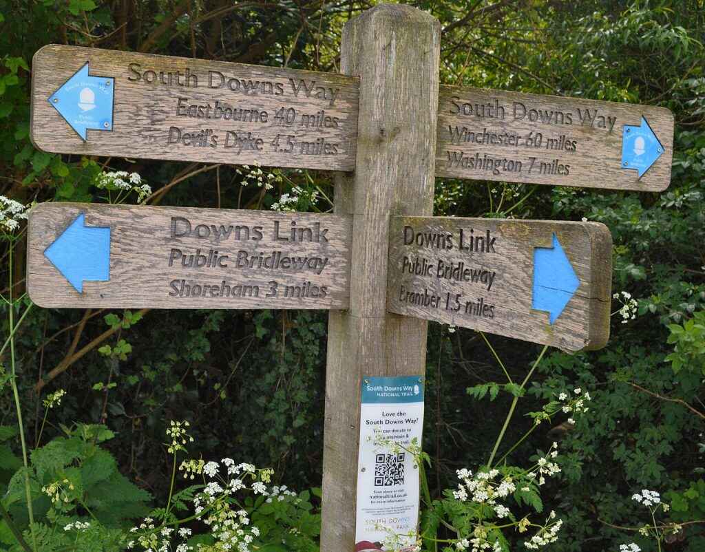 South Downs Way signpost